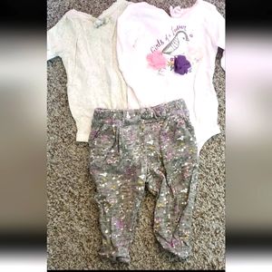 Baby girl 3-piece outfit